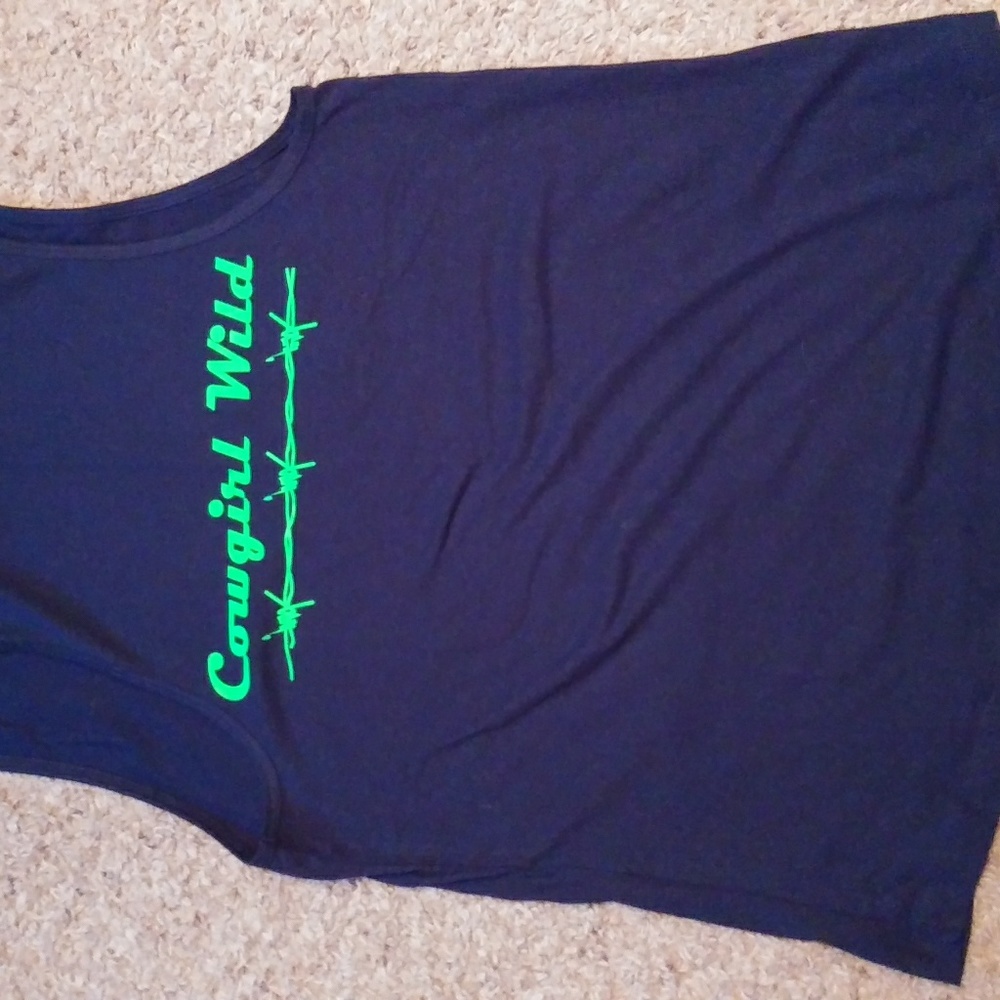 New company and logo printed on bella canvas tank